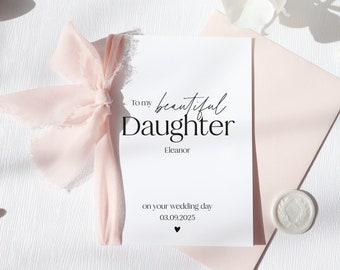 beautiful wedding cards for daughter, wedding card for daughter from mother, luxury wedding card for daughter, luxury wedding card, ri-76