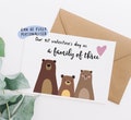 First valentines day card together, personalised first valentine&#39;s day card, first valentines day card baby, 1st valentine&#39;s day card, Z29