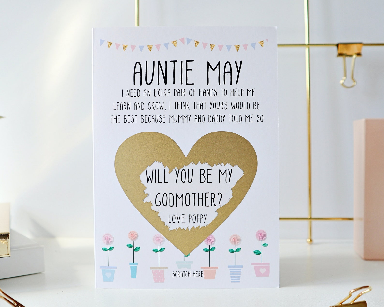 Will You Be My Godmother Card