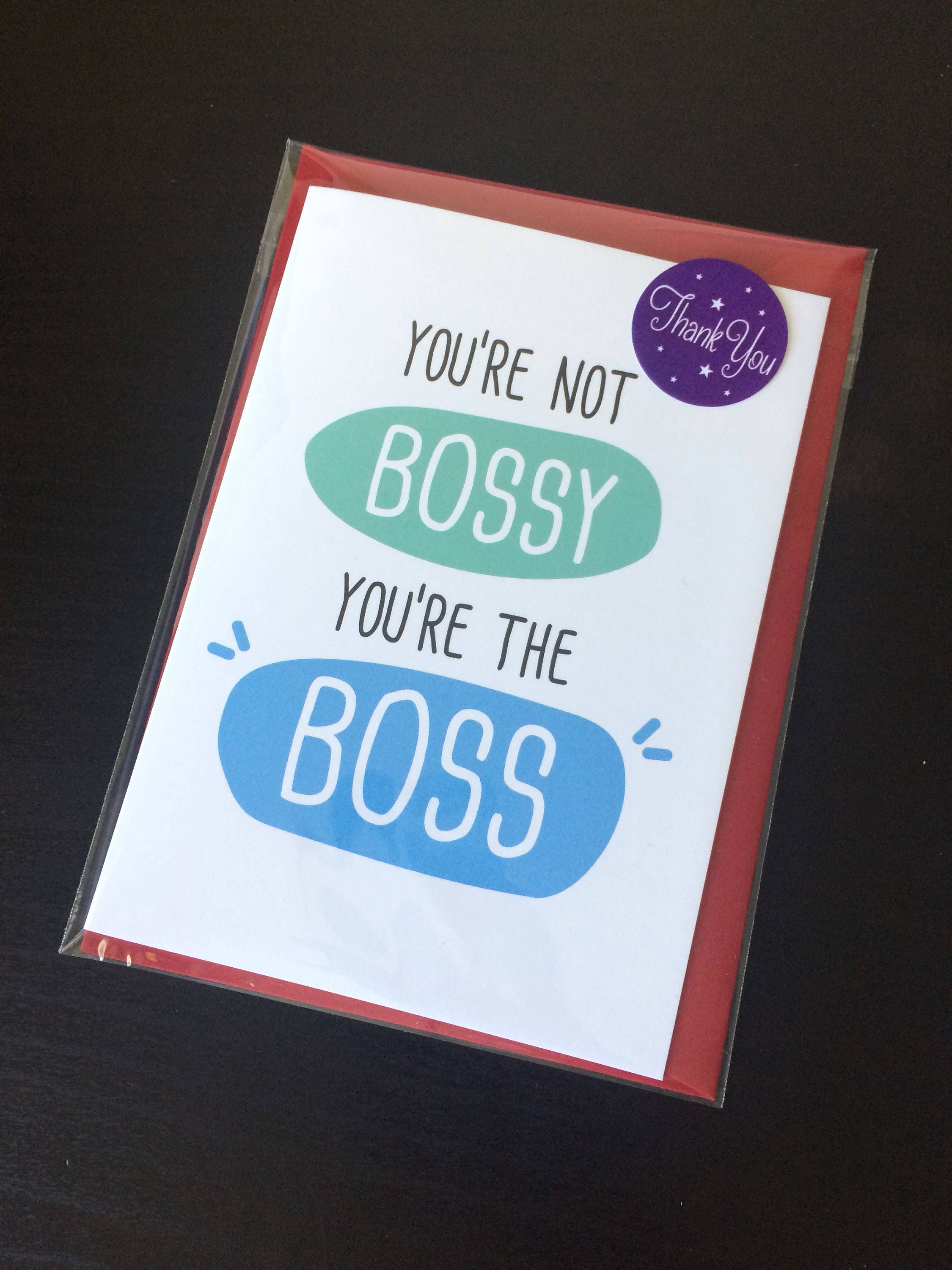 Card for Boss Boss Leaving Card Funny Boss Birthday Card Etsy UK