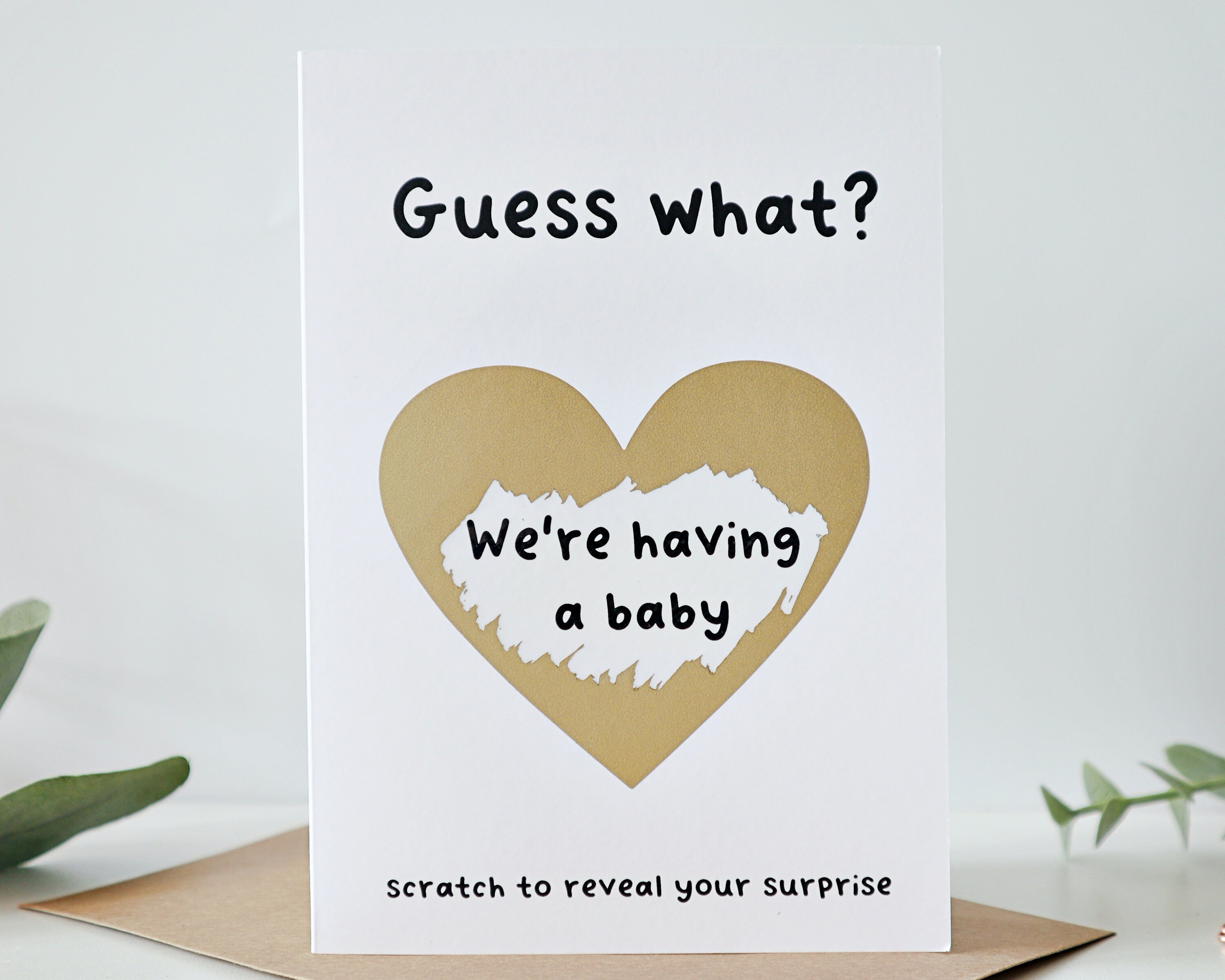 We're Pregnant Scratch Cards Pregnancy Announcement - Etsy Norway