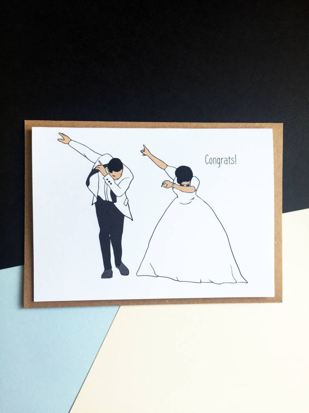 Wedding Congratulations Card Dab Dance Couple Card Funny - Etsy Hong Kong Wedding Congratulations Card Dab Dance Couple Card Funny - Etsy Hong Kong