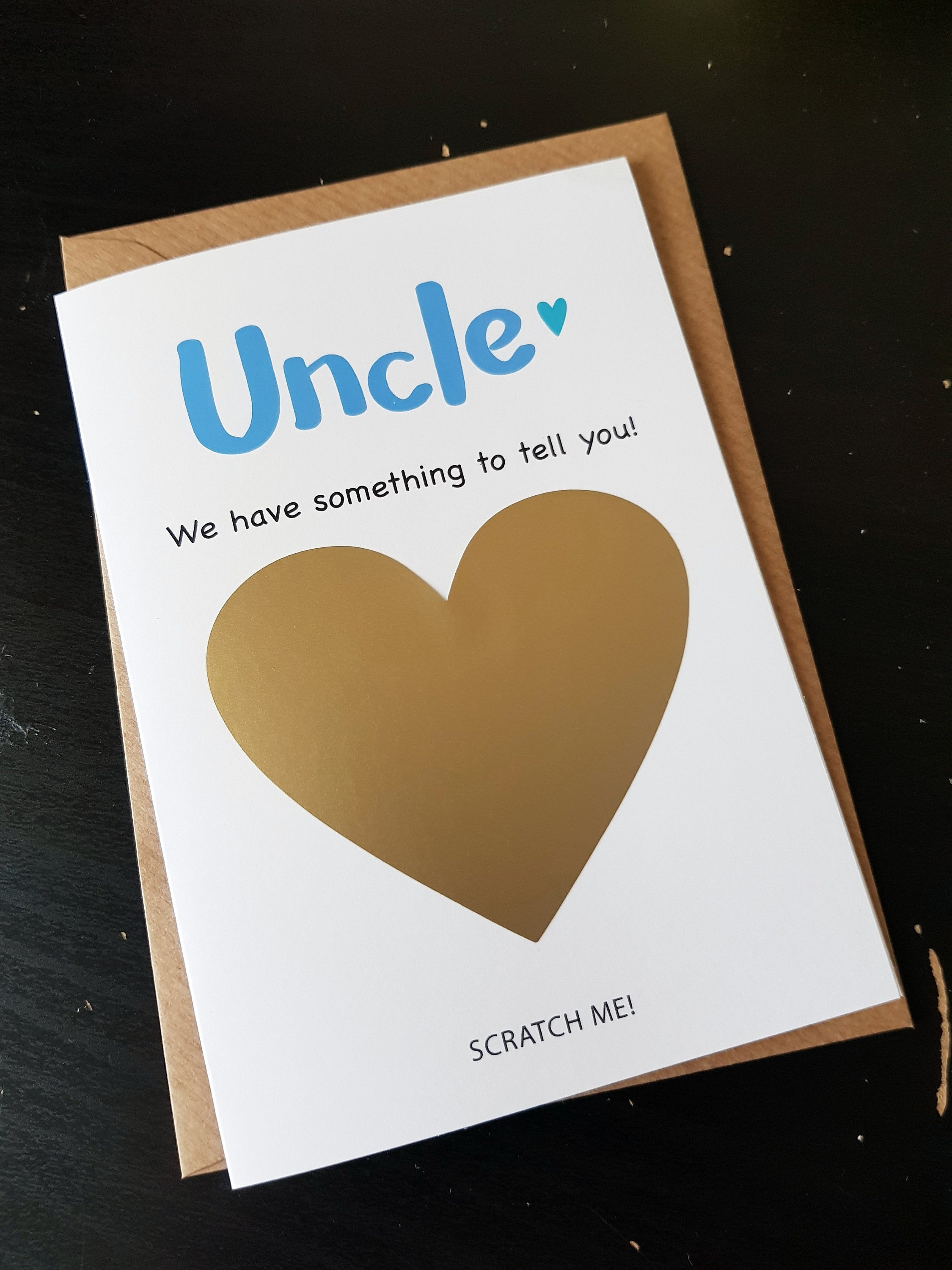 Pregnancy Announcement Card New Great Uncle Card Going to Be Etsy UK