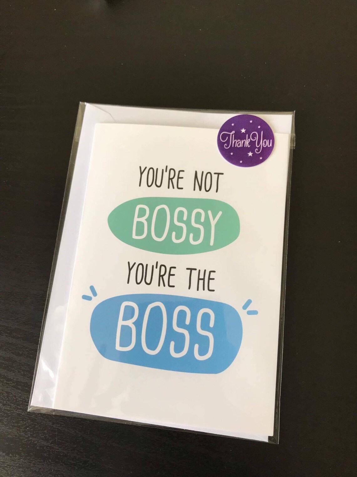 Card for Boss Boss leaving card Funny Boss Birthday card Etsy