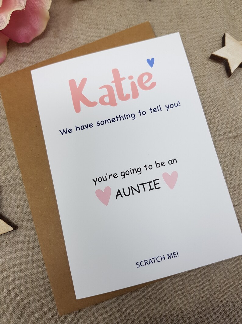 Pregnancy announcement Card Pregnancy announcement ideas