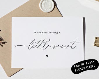 we're having a baby card for friend, pregnancy announcement cards for family, baby announcement card, baby reveal card for grandparents op64