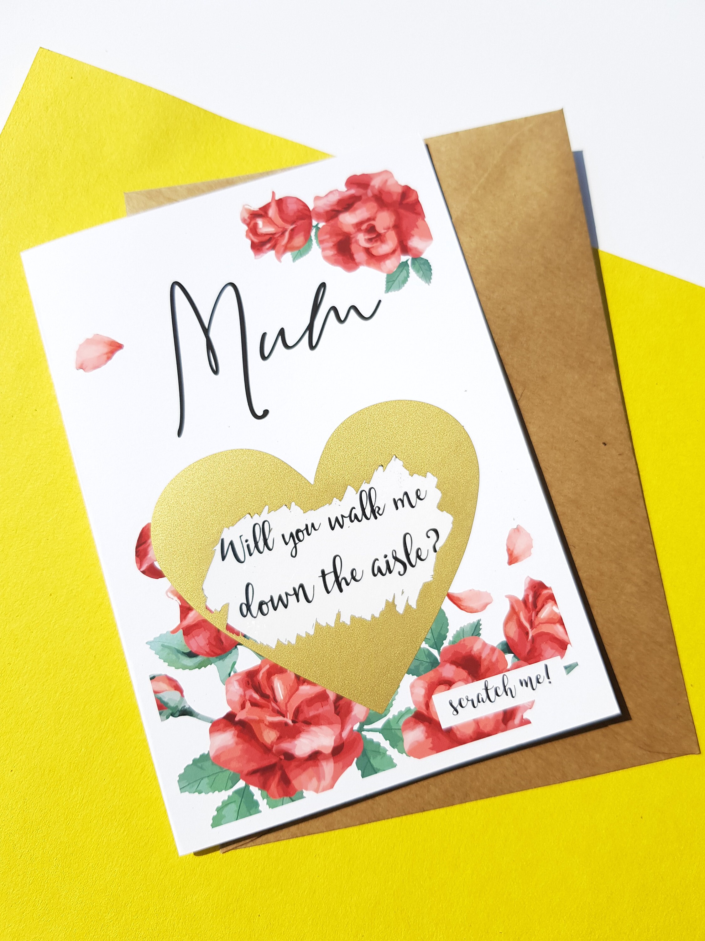 Will You Walk Me Down The Aisle Card Will You Walk Me Down Etsy
