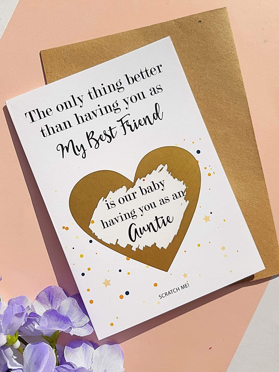 Pregnancy Announcement Card For Friends Pregnancy Reveal Card Etsy Singapore