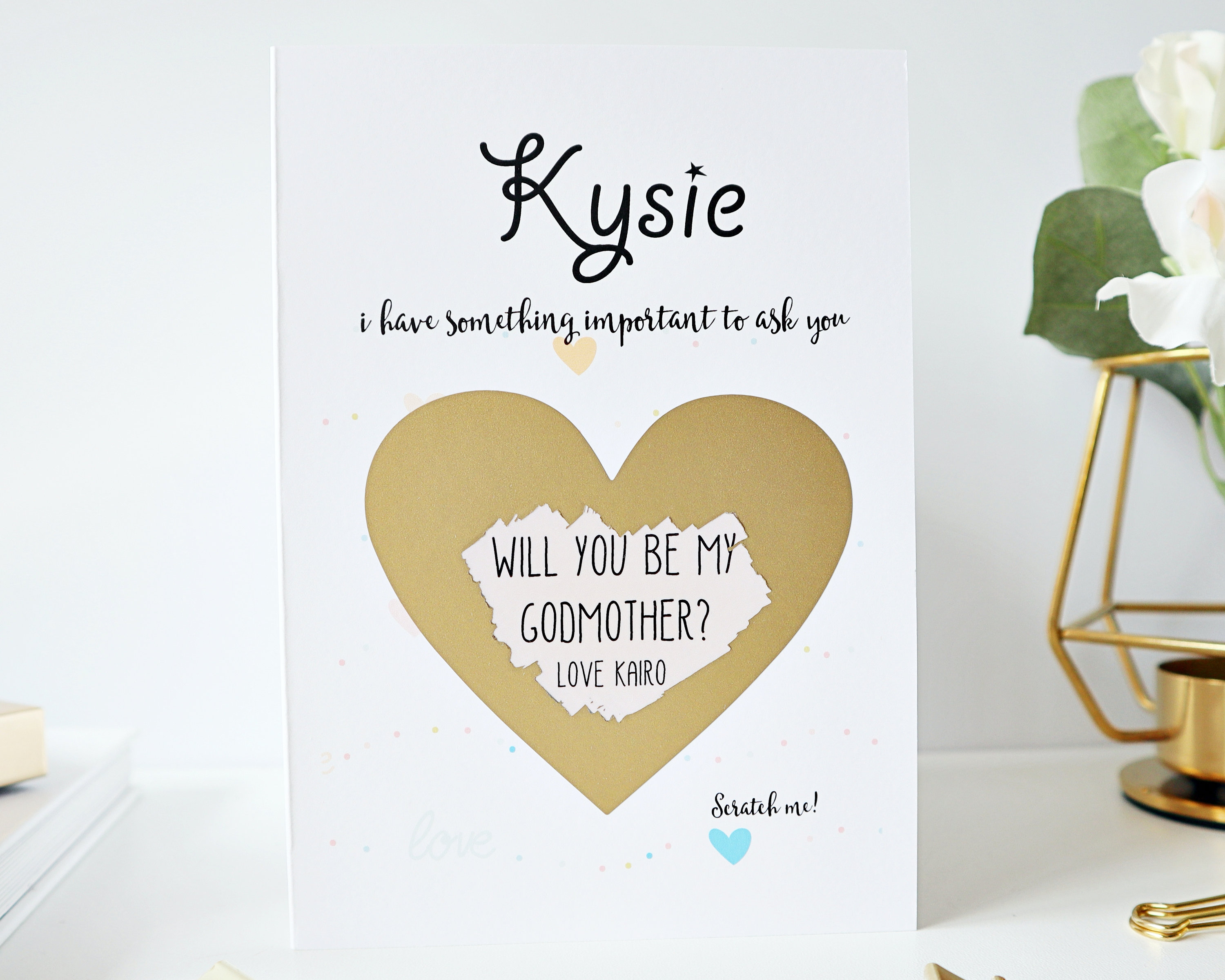 Will You Be My Godmother Card