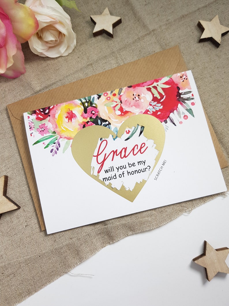 flower girl card bridesmaid proposal card will you be my bridesmaid? bridesmaid card card for bridesmaid maid of honour card WP8