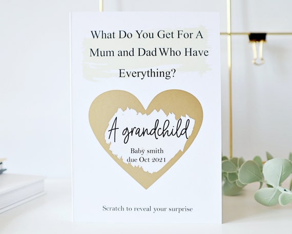 Pregnancy Announcement Mum Dad Gift Parents Grandparents Sister