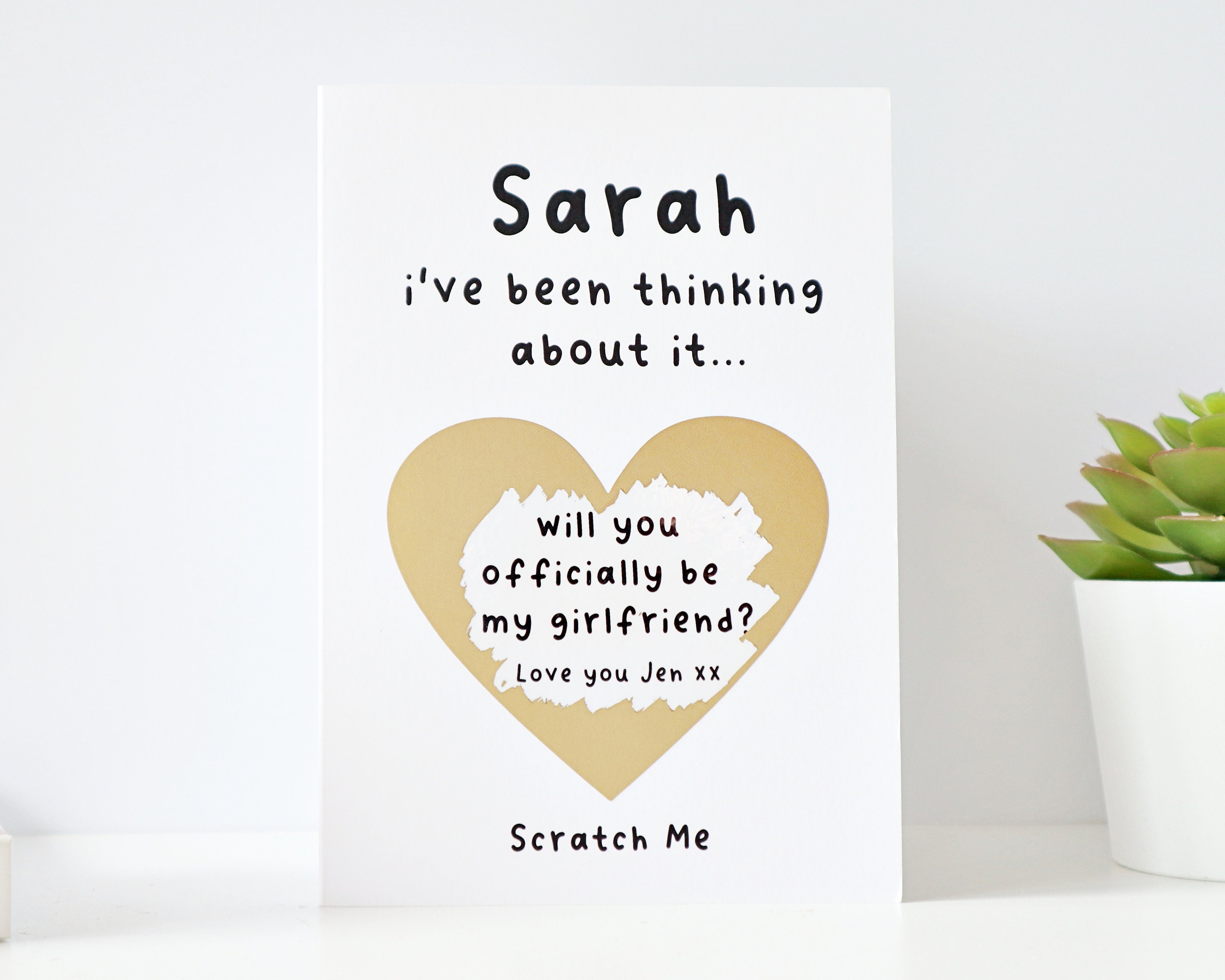 Will You Be My Girlfriend Card, Would You Be My Girlfriend Card, Be My  Girlfriend Greeting Card, Will You Be My Boyfriend Ideas, W03 