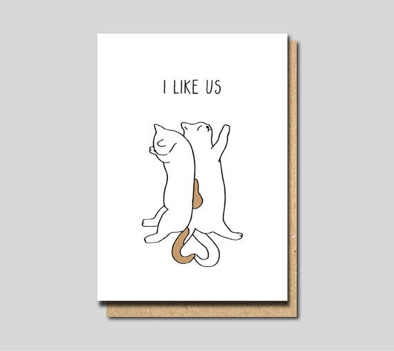 Lustige Liebeskarte Jubilaumskarten Ich Liebe Dich Karte Etsy