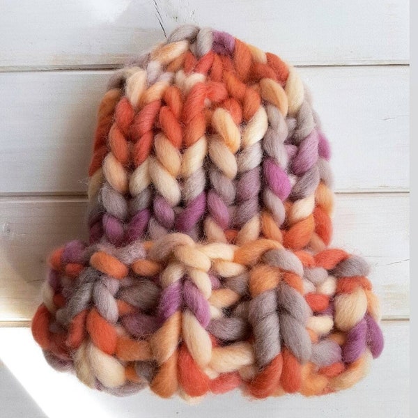 Knitted hat, Chunky knit hat, oversize hat, colored chunky hat, super chunky wool hat, big winter hat, gift for Christmas