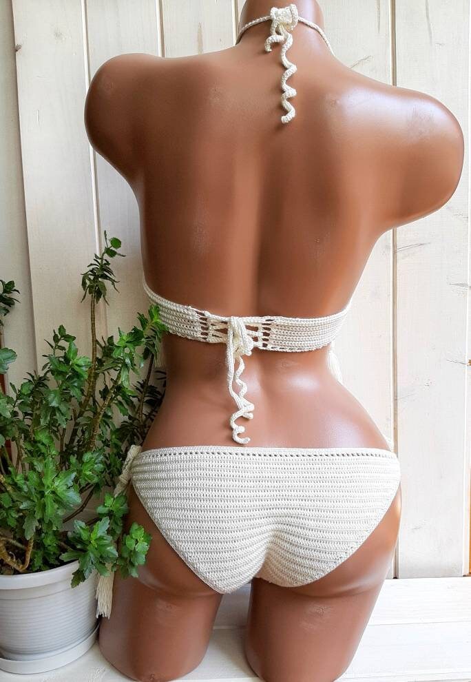 Crochet swimsuit handmade bikini crochet bikinisset crochet Etsy