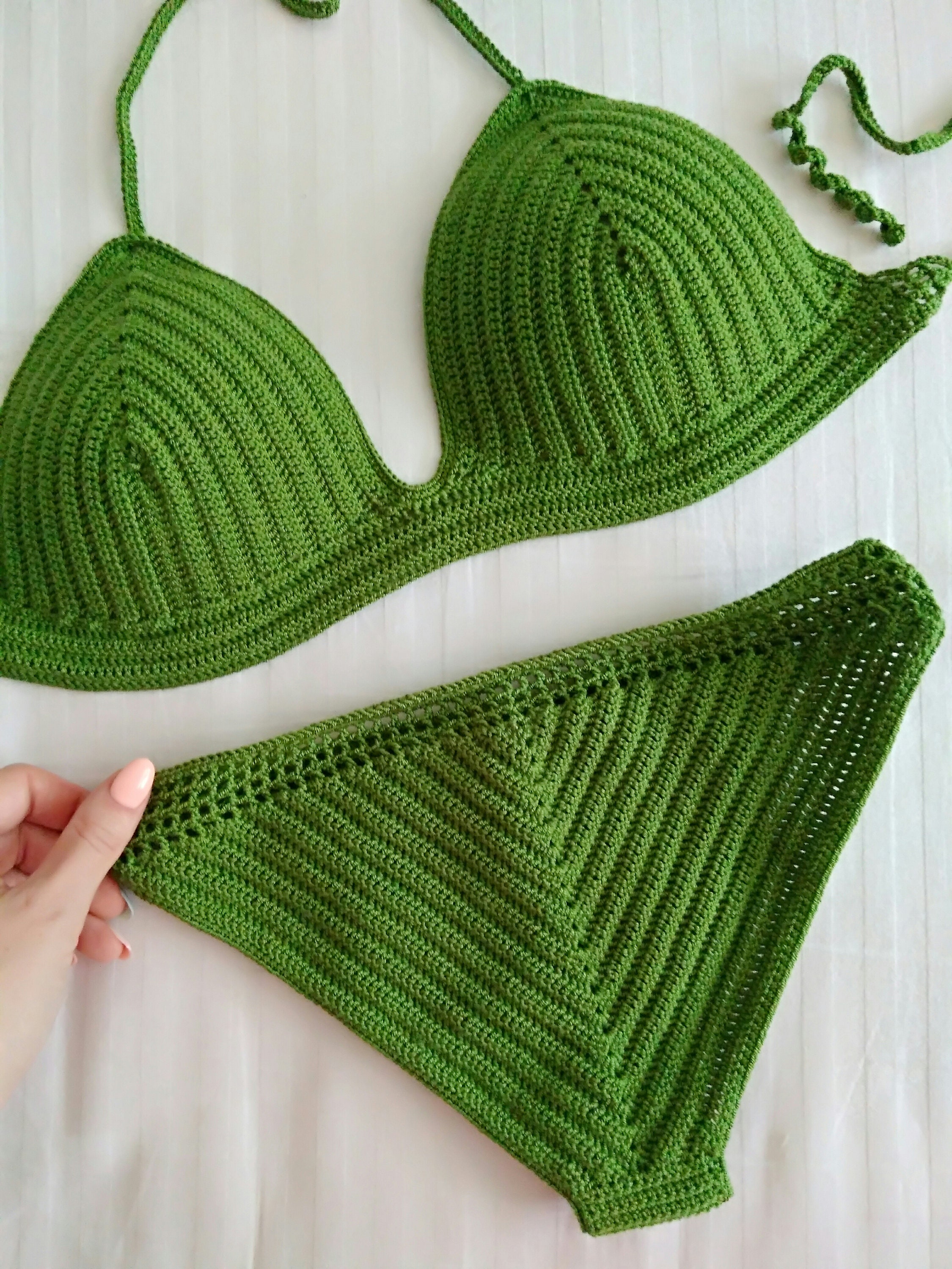 Crochet swimsuit crochet swimwear crochet bikini Sexy Etsy