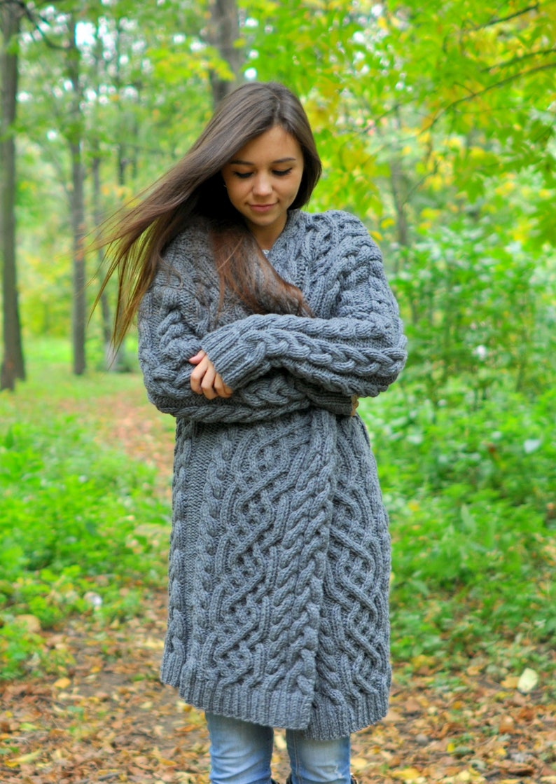 handmade knitted cardigan