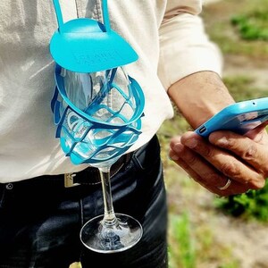 Wine Glass Sling with Cover