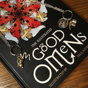 Aziraphale and Crowley Friendship Necklaces