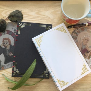 Made to Order-Aziraphale & Crowley art nouveau journal