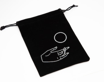 The Intuitive Night Goddess Tarot Pouch / Card Pouch / Dice Pouch / Crystal Pouch