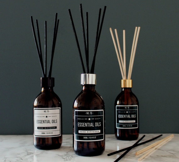 Amber Glass Apothecary Reed Diffuser Diffuser bottle, Reed diffuser bottle