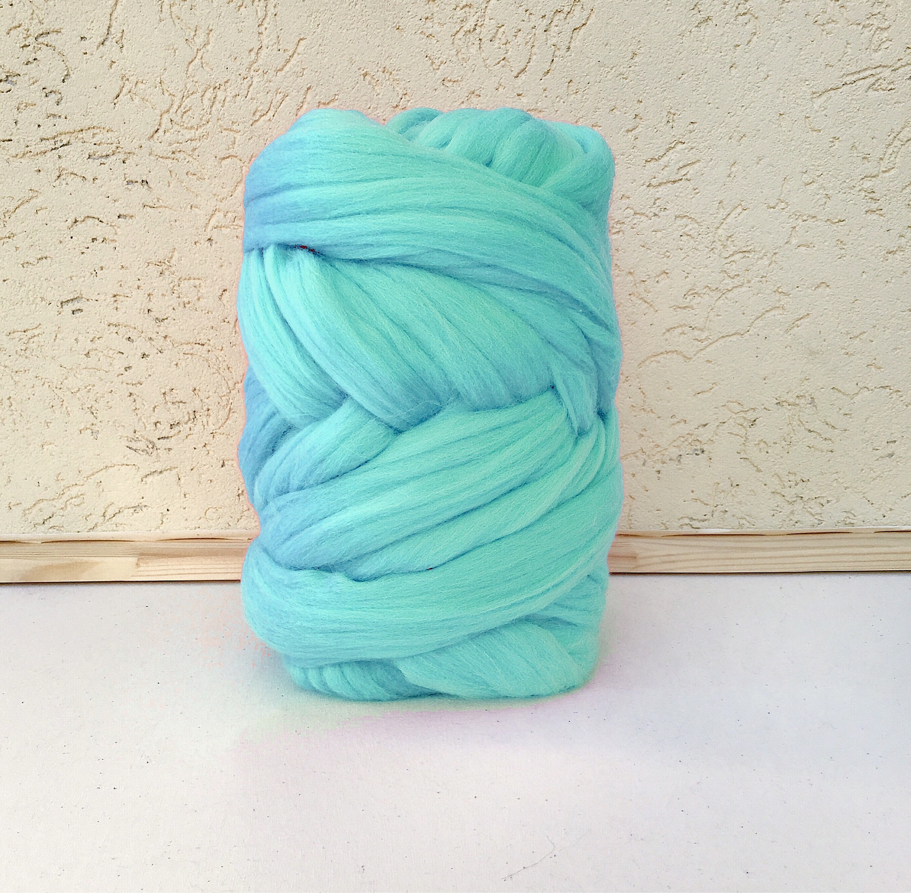 Turquoise Merino Yarn Merino Wool Yarn Super Chunky Yarn Etsy