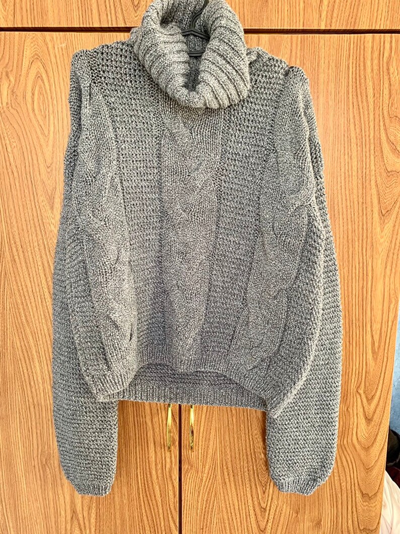 Pink Cable Knit Sweater Arm Knit Powder Sweater Handmade Etsy