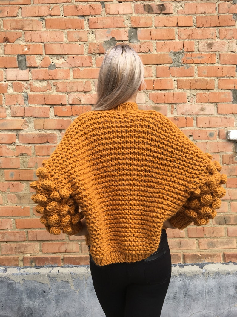 crochet fluffy sweater
