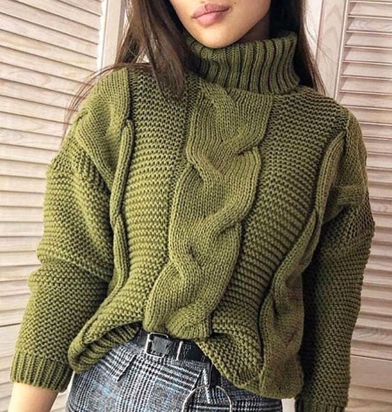 cable knit sweater womens