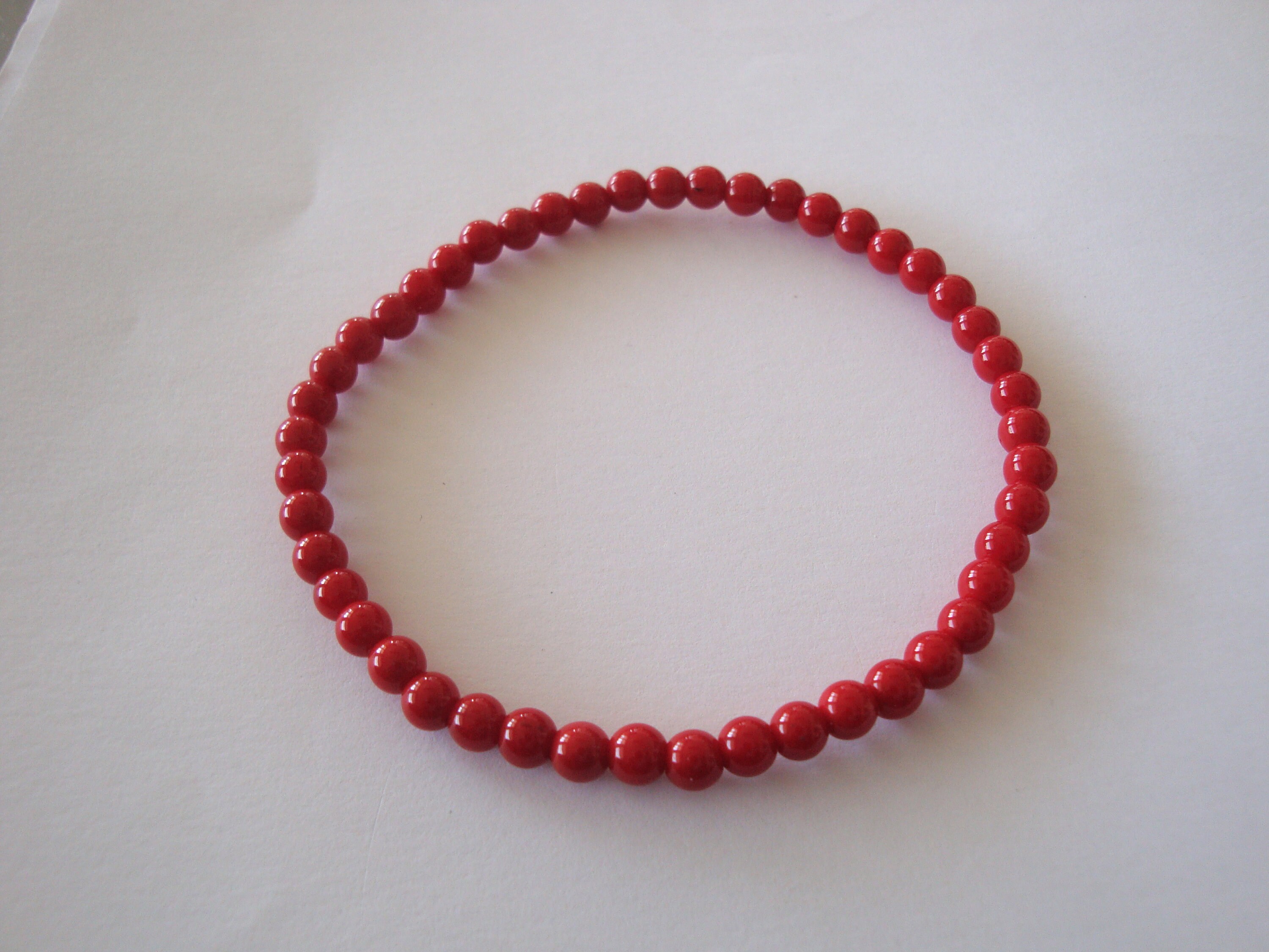 Red Coral Bracelet - Etsy