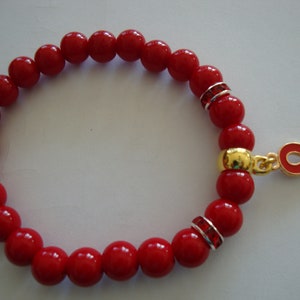 Coral Red Waist Bead - Etsy display picture 1