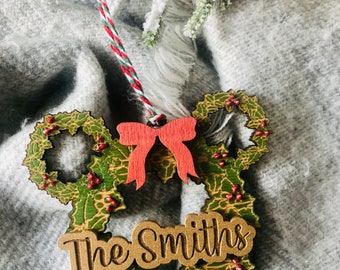Mickey Christmas Wreath Tree decoration