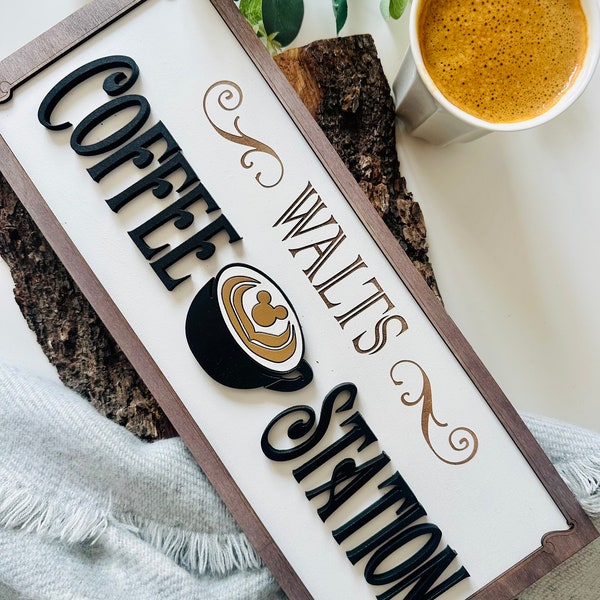 Walts Coffee Station Schild