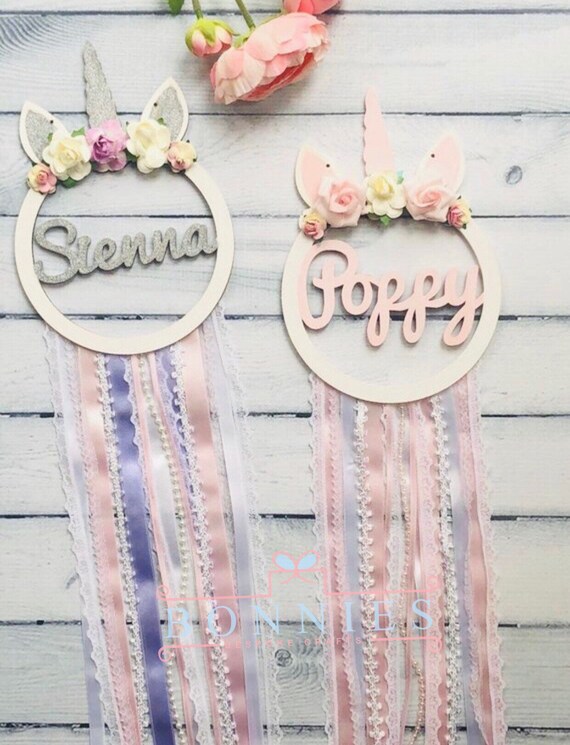 Unicorn Dream Catcher Unicorn Decor Little Girls Room Boho Unicorn Unicorn Gifts Unicorn Wall Decor Unicorn Nursery Decor Personalise