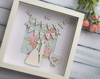 Wedding date frame | Etsy