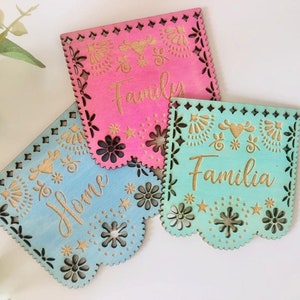 Papel Picado Style Bunting Interchangeable O. Coco