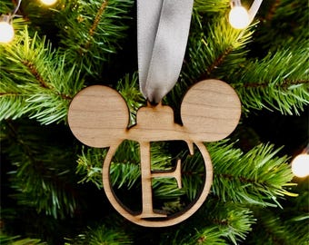 Mickey Initial letter Christmas Tree decoration