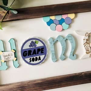 Pixar UP Inspired Home Sign: Grape Soda, Paradise Falls Decor