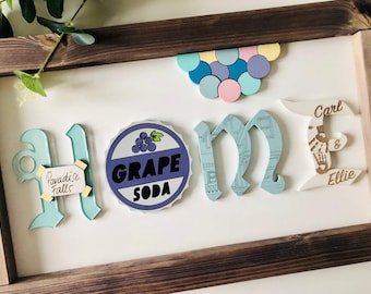 Pixar UP Inspired Home Sign: Grape Soda, Paradise Falls Decor