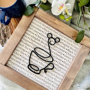 Mickey Tea Schild, Teekarte Schild