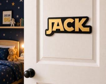 Star Wars Inspired Personalised Kids Door Name Sign