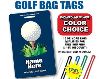 Golf Bag Tag - Etsy