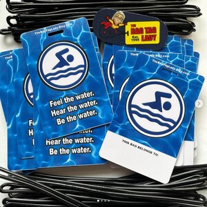 Personalized Swim Bag Tag: Swimmer Name, Team Name image 7