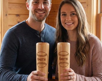 Baseball Gift - Personalized Engraved Baseball Bat Barrel Dugout Mug