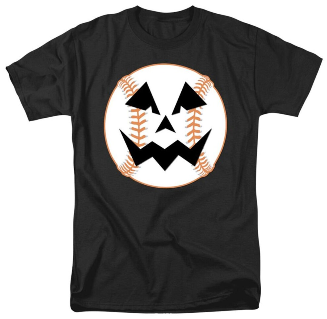 Baseball Halloween Gift Personalized Baseball Jack O Lantern Etsy