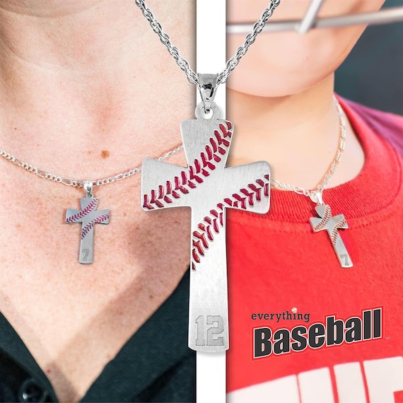 Baseball Gift Baseball Cross Necklace Baseball Bat Cross Necklace Pendant  With Number Baseball Jewelry Baseball Bat Gifts - Etsy | Baseball cross  necklace, Baseball cross, Baseball jewelry