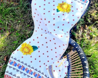 Bloemen bruiloftdecor Tafelloper met zonnebloemen | Boerderij Woondecoratie Cadeau