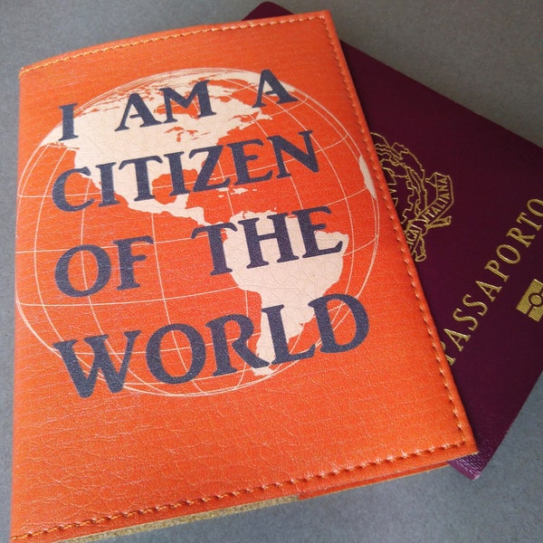 Passport Holder, Passport Cover, Passport Case in Eco Leather, Model Citizen