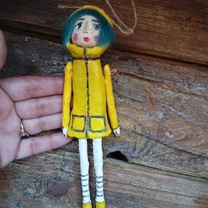 ceramic doll / cute doll /doll puppet/ puppet / doll /movable arms and legs doll / coraline statue / coraline